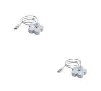 lmoikesz 2 Ensemble de Forme USB humidificateur d'air brumisateur Mini aromathérapie Fleur Design diffuseurs Maison pour Chambre Humidificador Blanc, Blanc 2Ensemble