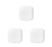 lmoikesz 3 Ensemble de Interrupteur Mural Intelligent Zigbee - Contrôle sans Fil pour domotique Interrupteur Portable Bouton Poussoir Interrupteur de scène Push Smart Home WiFi, WiFi 3Ensemble
