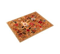 lmoikesz Petits Tapis durables Anti-salissure, Tapis de Chevet Lavable pour intérieur, Motif Floral, Lavable, en Polyester, pour entrée, Trois, 50 * 80cm