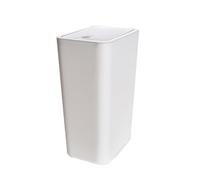 lmoikesz Poubelle Efficace et Durable pour Une élimination Facile des déchets Poubelles innovantes Poubelle Poubelle carrée Poubelle, Blanc, L