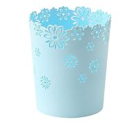 lmoikesz Poubelle légère Anti-Rayures, épaisse et Durable pour la Maison Le Bureau, sûre et Saine. Spécifications Multiples, Bleu, Grande Taille