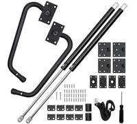 LMRSTOO Lit double avec pieds en acier massif pouvant supporter jusqu'à 408,2 kg - Kit de matériel pour lit double - Facile à construire - Lit escamotable caché pour chambre d'amis