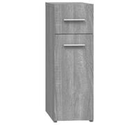 LMTYOENFG Armoire d'apothicaire - Gris sonoma - 20 x 45,5 x 60 cm - Armoire de niche en bois - Armoire étroite de cuisine et de salle de bain pour niches - Petite armoire d'appoint