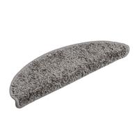 LMTYOENFG Lot de 30 tapis d'escalier antidérapants - Gris - 56 x 17 x 3 cm | Protection de marchepied autocollante en polypropylène aiguilleté pour escaliers intérieurs, escaliers, couloir