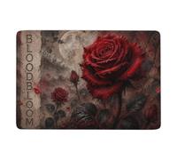 LMYmoney Blood Bloom Rose Tapis 150 X 100 Cm, Doux Antidérapant pour Salon | Tapis de salon : améliore l'adhérence sur les sols secs adaptés; avec surface douce; pour chambre d'amis et coin lecture