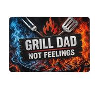 LMYmoney Grill Dad Not Feelings Tapis 150 x 100 cm, Doux et Antidérapant | Ambiance d'hiver : Tapis 150 x 100 cm, avec surface douce; près du lit ou du canapé