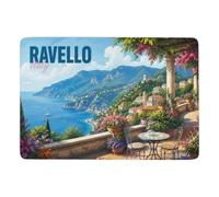 LMYmoney Ravello Italy Tapis 150 X 100 Cm, Imprimé pour Noël | Ambiance cocooning : Tapis imprimé de chambre, avec surface douce; pour chambre d'amis et coin lecture