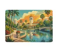 LMYmoney Tampa Vintage Tapis 150 X 100 Cm, Doux Et Antidérapant Près du Lit | Tapis de chambre avec entretien facile à la main; convient aux petits espaces; pour chambre