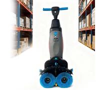 LMYYDES Autolaveuse compacte Professionnelle avec réservoirs séparés de 4 L et 6 L, brosses de Nettoyage motorisées de 45 cm (18 Pouces), sans Fil et alimentée par Batterie 36 V. B