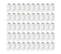 Lnhgh Assortiment de 50 connecteurs à ressort pour fil - Bornes de connexion avec blocage à pression - Assortiment de 50 pièces 5 A 250 V pour connexion de bout à bout dans l'éclairage domestique