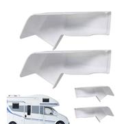 Lnhgh Becs de gouttière pour camping-car, drain de gouttière sur rail de toit | Becs de gouttière de pluie étendus pour camping-car, version longue, pour remorque,Gouttière de pluie latérale gauche et