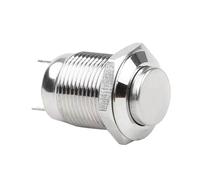 Lnhgh Bouton momentané - 12 mm auto-réinitialisant multifonction | Bouton étanche métallique | Pour l'électronique domestique équipement de laboratoire machine extérieure automobile usine