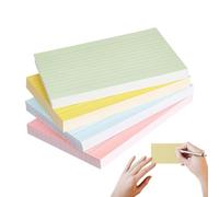 Lnhgh Fiches Bristol Colorées - Fiches de Révision 10x15 cm | Outils d'Enseignement pour Préparation aux Examens Brainstorming Projets Créatifs en t Journaling