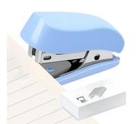Lnhgh Piccola Graphette - Mini agrafeuse pour 12 feuilles, idéale pour salle de classe, outil de portable pour bureau, école, étude, compact pour voyages et activités de plein air