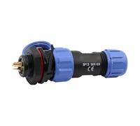 LNMOUMEZB Connecteur de câble étanche SP1310/P SP1312S, prise d'écrou arrière, connecteur d'aviation en plastique à 2-9 broches(Completesetof9cores)