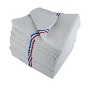 LNT France, 10 Serpillères Gaufrées 60 x 100 cm, Fabrication Française | Fabriquée en France, Découpable en 60x50, Pour tous les types de sols, 100% fibres recy s