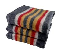 LNT France, 3 Couvertures Épaisses Protection Meubles, 410 gr/m², 3 Rouges | Lot de 3, 150x200 cm, 410 gr/m², 100% Textile Recyclé, Pour Déménagement, Transport et Stockage