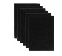 LNT France - 6 Pièces à Charbon Actif Filtre Anti-Odeur,Noir,pour Poubelle Filtre Anti-Odeur,Filtre à Charbon Actif