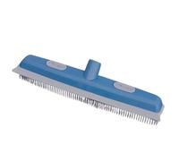 LNT France, Brosse Silicone Caoutchouc avec Raclette Intégrée | Pour Balai Coiffeur, Anti Poils d'Animaux, Accroches pour Serpillière, Lavage Sol, Tapis, Intérieur & Extérieur