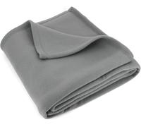 LNT France Couverture Polaire 180x220cm Polyester Douce Chaude Acier