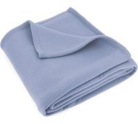 LNT France - Couverture Polaire 220 x 240 cm (Ciel), 100% Polyester - traité Non-feu - Couverture Ultra Chaude, Ultra Douce pour Lit et Canapé