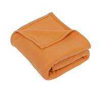 LNT France Couverture Polaire 220x240 cm Polyester Douce Chaude Miel
