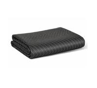 LNT France - Couvertures de protection et déménagement 183x203 cm - environs 520 g/m² - Robustes et épaisses pour Meubles, planchers - Tissu non tissé Coton recyclé. Noir