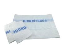 LNT France - Lot 3 Serpillières Microfibres 45x50 cm, Fabrication française | Naturellement Dégraissantes, Ultra Absorbantes, Multi-Usage, Résistantes et Sans Peluches, Fabriquées en France & Breveté