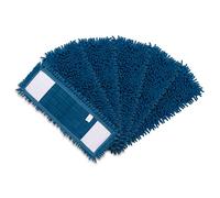 LNT France - Lot 6 Housses Dépoussiérantes 3D Microfibres Frizzy pour Balai Professionnel Combiné, Housses Plates de Dimensions 44 cm x 14 cm, Idéales pour la poussiere du Sol.