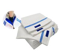 Lnt France - Lot de 10 serpilleres Gaufrées 50 x 60 cm - Fabriqué en France - Grand Pouvoir Absorbant - pour Tous Les sols