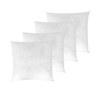LNT France - Lot de 4 Coussins de Garnissage, 60 x 60 cm - Gonflant, Doux et Moelleux - Idéal Canapé, Chambre, Fauteuil, Bureau - Fabriqué en France