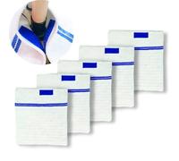 Lnt France - Lot de 5 serpilleres Gaufrées 50 x 60 cm - Fabriqué en France - Grand Pouvoir Absorbant - pour Tous Les sols