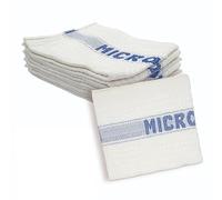 LNT France - Lot de 5 serpillères Gaufrées Microfibres 45x50 cm, très absorbantes, ne peluchent Pas, pour Tous Types de Sol, Fabriqué en France.