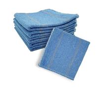 LNT France - Lot de 5 Serpillères L'original Blue G - 50 x 100 cm, Toile de Jean recyclé. Multi usages, Nettoyage de Tous Les sols. Tres résistantes. Fabriquées en France.
