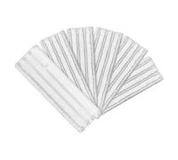 LNT France - Lot de 6 Housses Microfibres Grattantes pour Balai Professionnel Combiné, Housses Plates de Dimensions 44 cm x 14 cm.