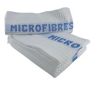 LNT Les nouveaux textiles - Lot de 10 Serpillières Microfibres 45x50 cm - Naturellement Dégraissantes et Ultra Absorbantes - Multi-Usage, Résistantes et sans Peluches - Fabriquées en France & Breveté