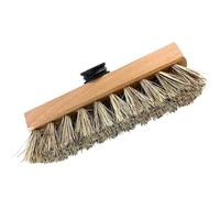LNT Les Nouveaux Textiles - Lot de 3 Brosses à Récurer Lave Pont 22 cm - Poils en Fibres Résistantes à l'eau - Monture en Bois d'Hévéa - sans Manche - Fabriquée en France