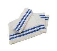 LNT Les nouveaux textiles - Lot de 5 Serpillères Bou s Blanches 50 x 60 cm - Haute Résistance - Grand Pouvoir Absorbant - Idéal pour Tout Type de Sol - Fabriqué en France