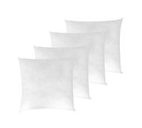 LNT - Lot de 4 Coussins de Garnissage, 60 x 60 cm, Ultra Gonflant, Coussin Canape, Coussin à Recouvrir, Rembourrage Coussins (Blanc)