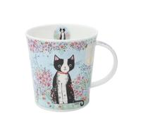 LO-BELA-XX Bella Mug en porcelaine fine Motif chat noir et blanc 0,32 l