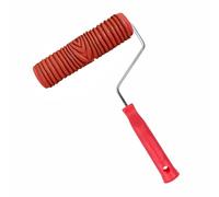Lobamop Rouleau de Peinture à Motif de Grain de Bois Imitation Caoutchouc Peinture à Grain de Bois Impression Art Rouleau de Peinture Brosse avec Poignée