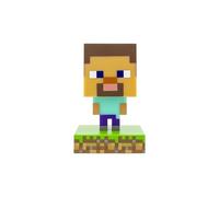 Lobcede.be Minecraft Steve Icon Light BDP, Super Bright Lamp for Minecraft Fans and Gamers, 11 cm Tall Powered by 2X AAA Batteries PP6594MCF