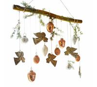 Loberon Benfleet Branche décorative - Branche d’Eucalyptus Naturelle - Constitue Une Base pour Vos décorations, Marron