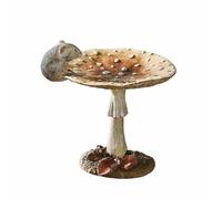 Loberon Isolise Champignon décoratif - Pièce Unique Peinte à la Main - Conception très réaliste, Marron