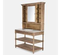 Loberon Meuble et Vasque Boisélie, Marron |