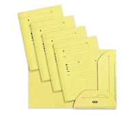 Elba Lot De 25 Chemises Hv L'oblique Az - Kraft - Jaune