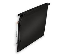 L'oblique Az Boite De 10 Dossiers Suspendus Polypro Ultimate Pour Armoire Fond 15mm Noir