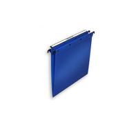 L'oblique Az Bte De 10 Dossiers Suspendus Polypro Fond V Pour Tiroirs Opaque Bleu
