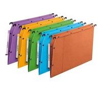 Dossier suspendu kraft pression L'Oblique AZ fond normal pour armoire - couleurs assorties