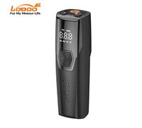 LOBOO CP06 Compresseur d’air portable | 5000 mAh gonfleur de pneus, batterie externe et lampe LED (150 lb/in² - 150 PSI)